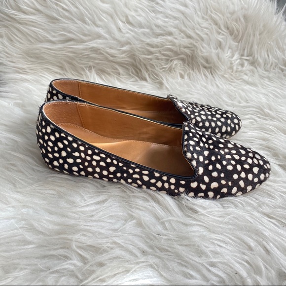 J. Crew Shoes - J. Crew Cora Leopard Calf Hair Loafers size 7
